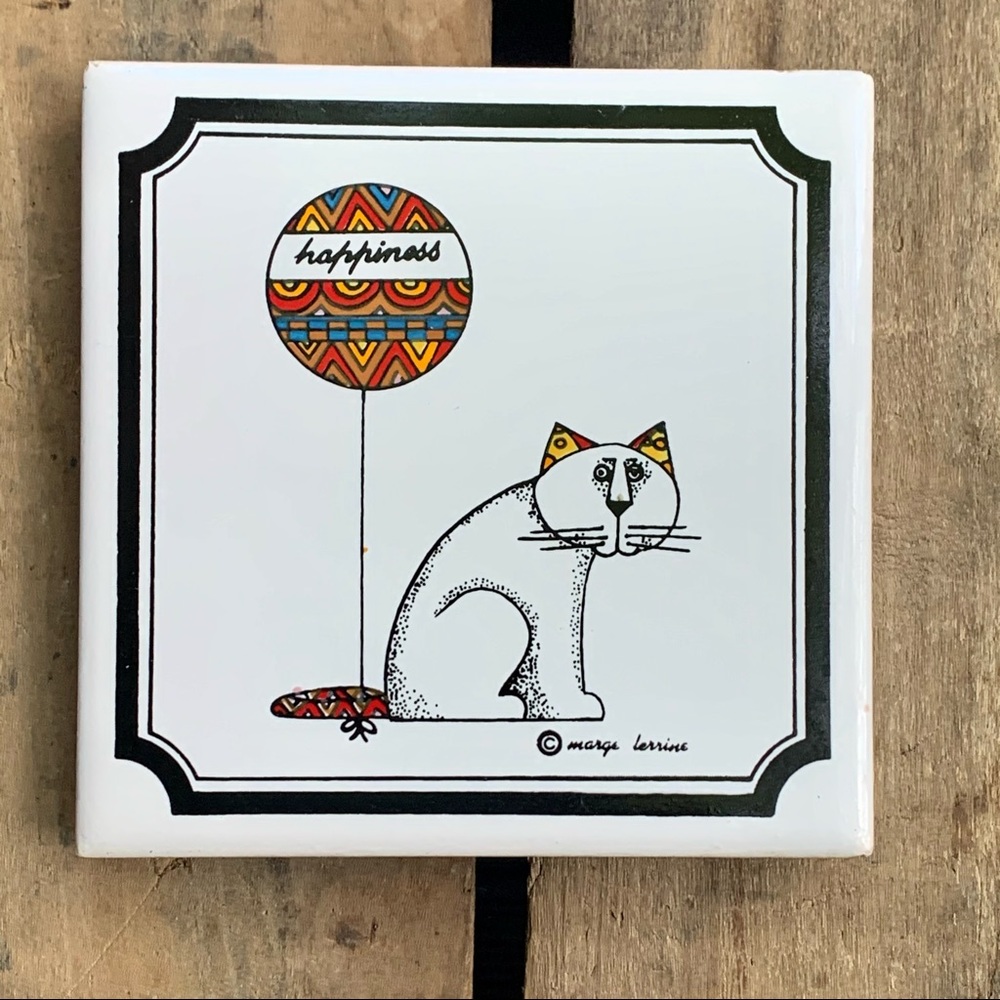 Cute Kitty Tile Trivet